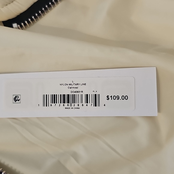 NWT Steve Madden Quilted Military Liner Jacket Large Oatmeal - Picture 12 of 16